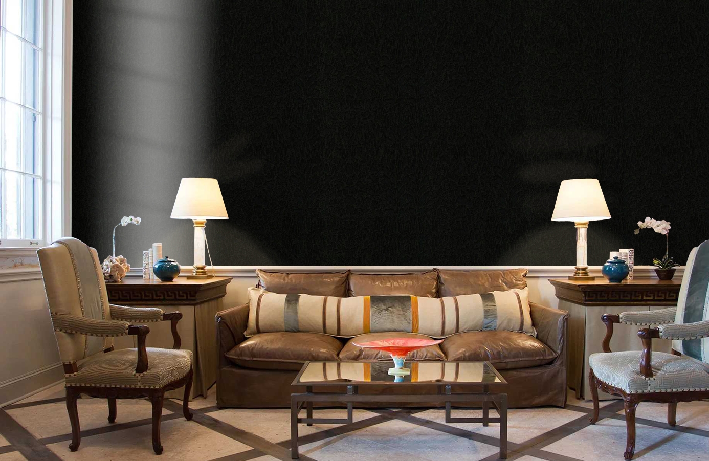 Обои 18062 фото в интерьере кабинета