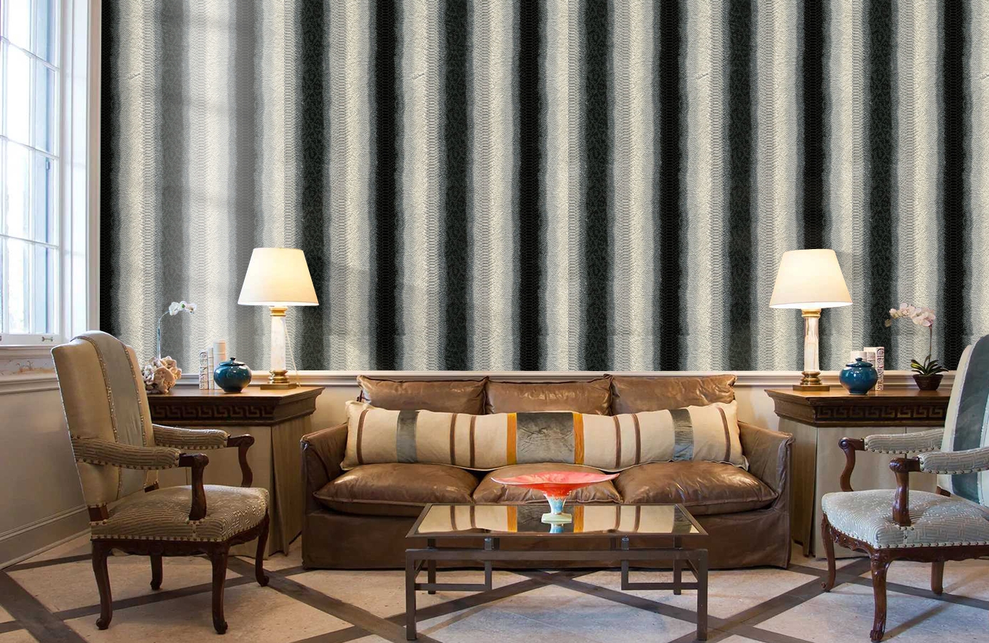 Обои 18094 фото в интерьере кабинета