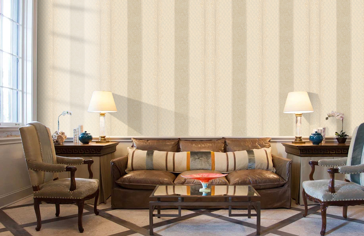 Обои 18291 фото в интерьере кабинета