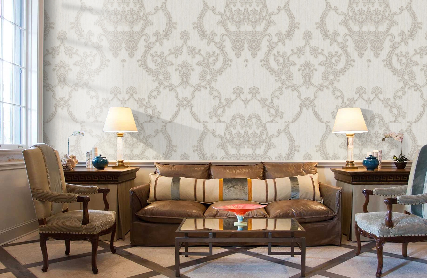 Обои 18301 фото в интерьере кабинета