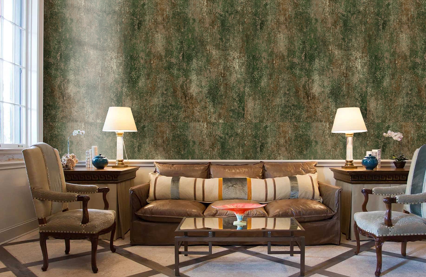 Обои 18319 фото в интерьере кабинета