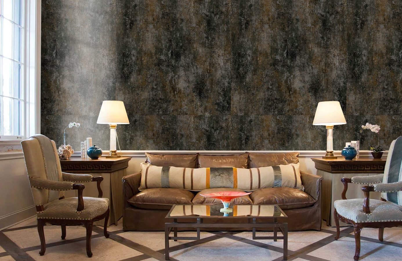 Обои 18324 фото в интерьере кабинета