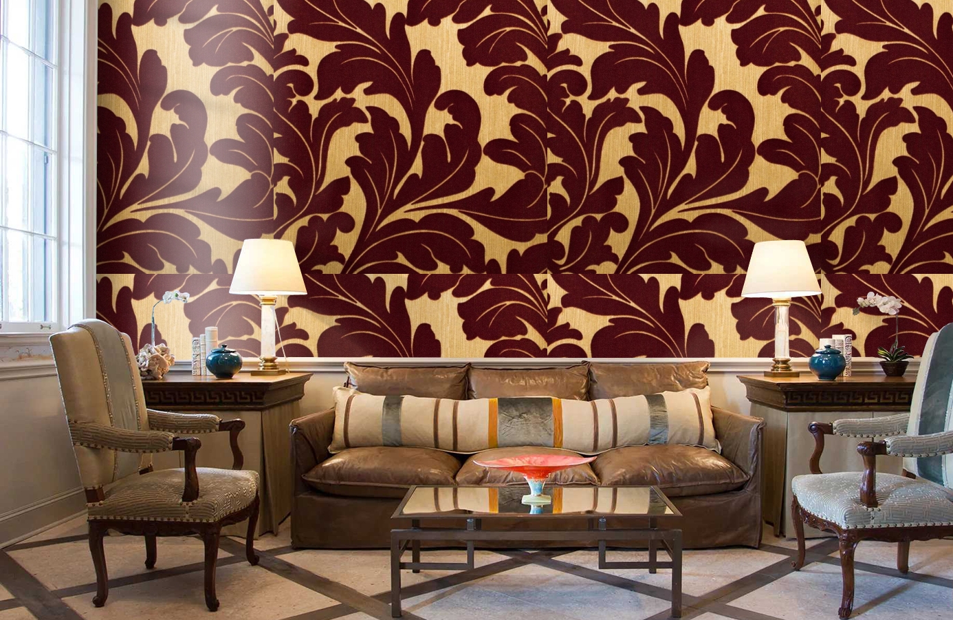 Обои 195002 фото в интерьере кабинета Обои 195002 фото в интерьере кабинета