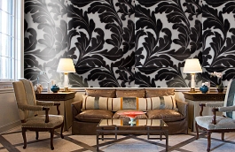 Обои 195004 фото в интерьере кабинета превью