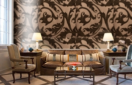 Обои 195011 фото в интерьере кабинета превью