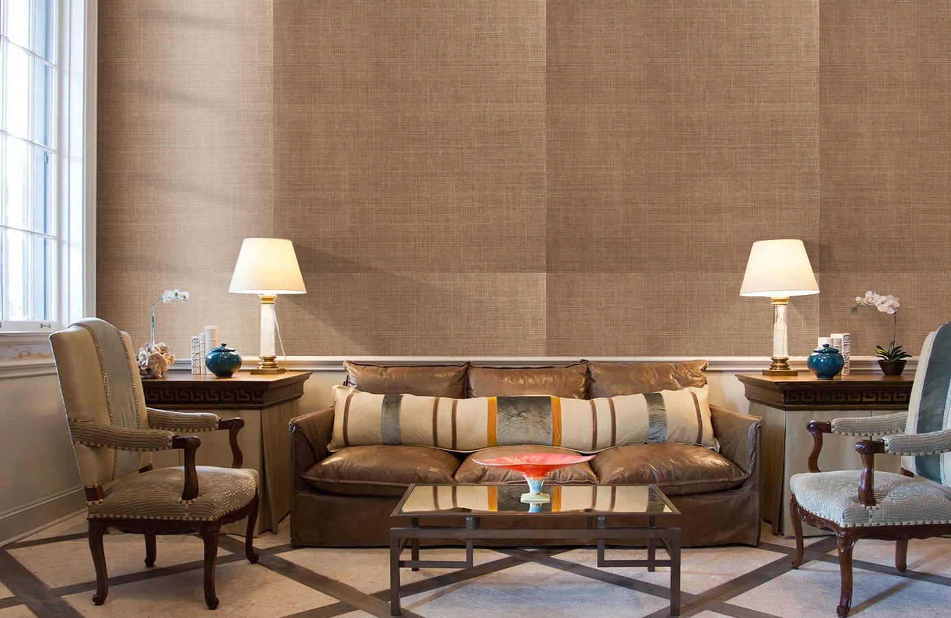 Обои 195031 фото в интерьере кабинета