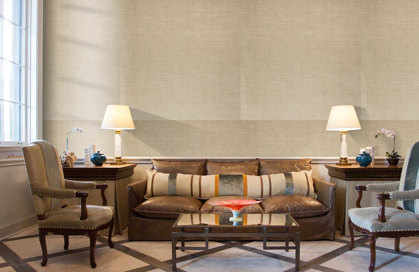 Обои 195032 фото в интерьере кабинета