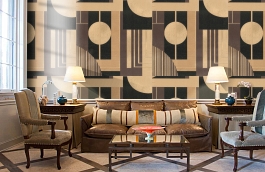 Обои 33411 фото в интерьере кабинета превью