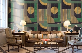 Обои 33415 фото в интерьере кабинета превью