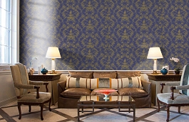 Обои 40219 фото в интерьере кабинета превью