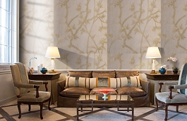 Обои 90100-1 фото в интерьере кабинета превью