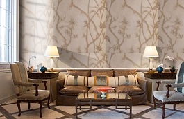 Обои 90100-2 фото в интерьере кабинета превью