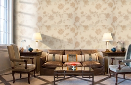 Обои HL0701 фото в интерьере кабинета превью