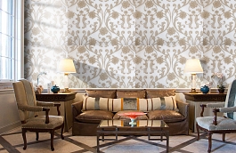 Обои HL1703 фото в интерьере кабинета превью