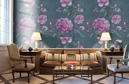 Обои MI20108 фото в интерьере кабинета превью