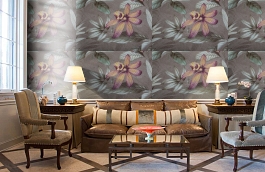 Обои PS20005 фото в интерьере кабинета превью