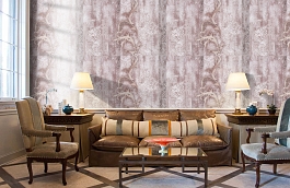 Обои PS60003 фото в интерьере кабинета превью