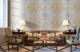 Обои PS70002 фото в интерьере кабинета превью