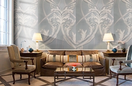 Обои 46-135-03 фото в интерьере кабинета превью