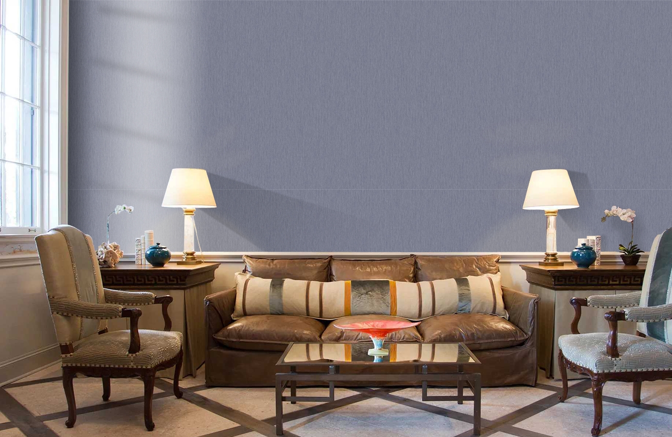 Обои 285549 фото в интерьере кабинета