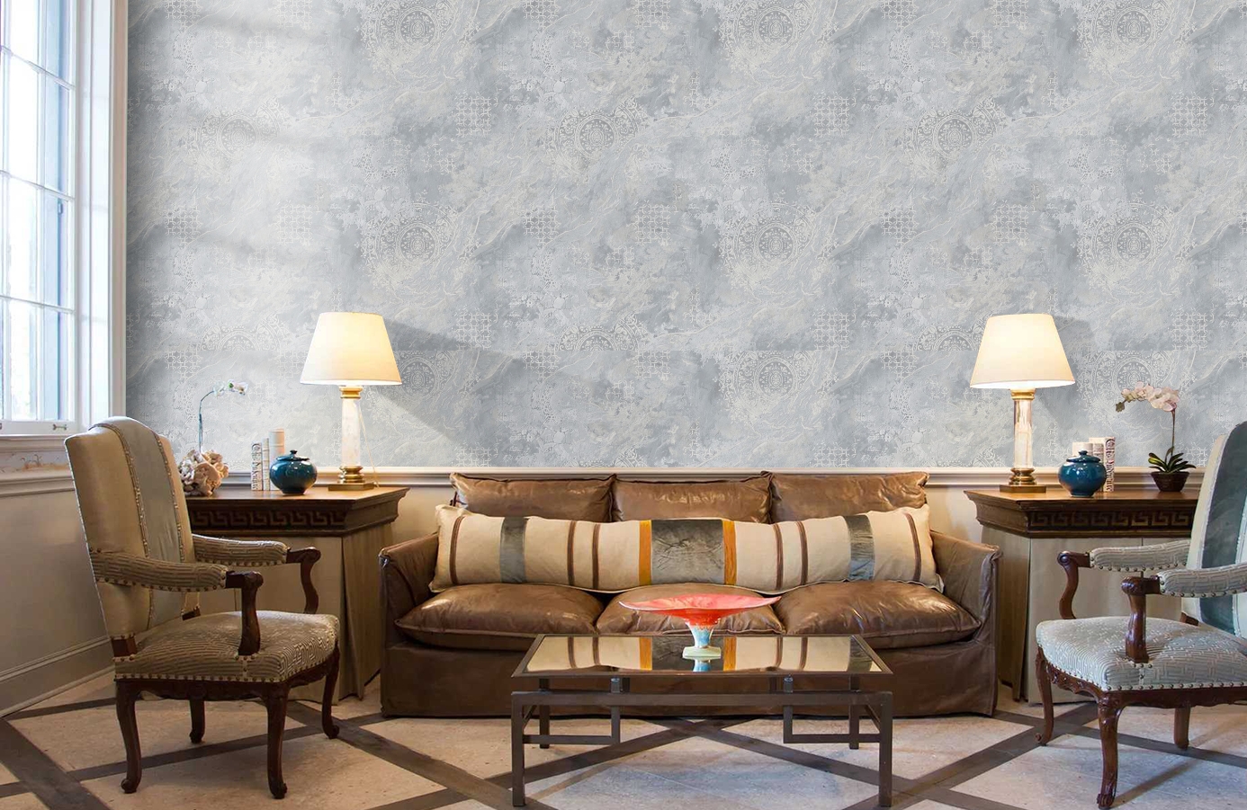 Обои 285617 фото в интерьере кабинета