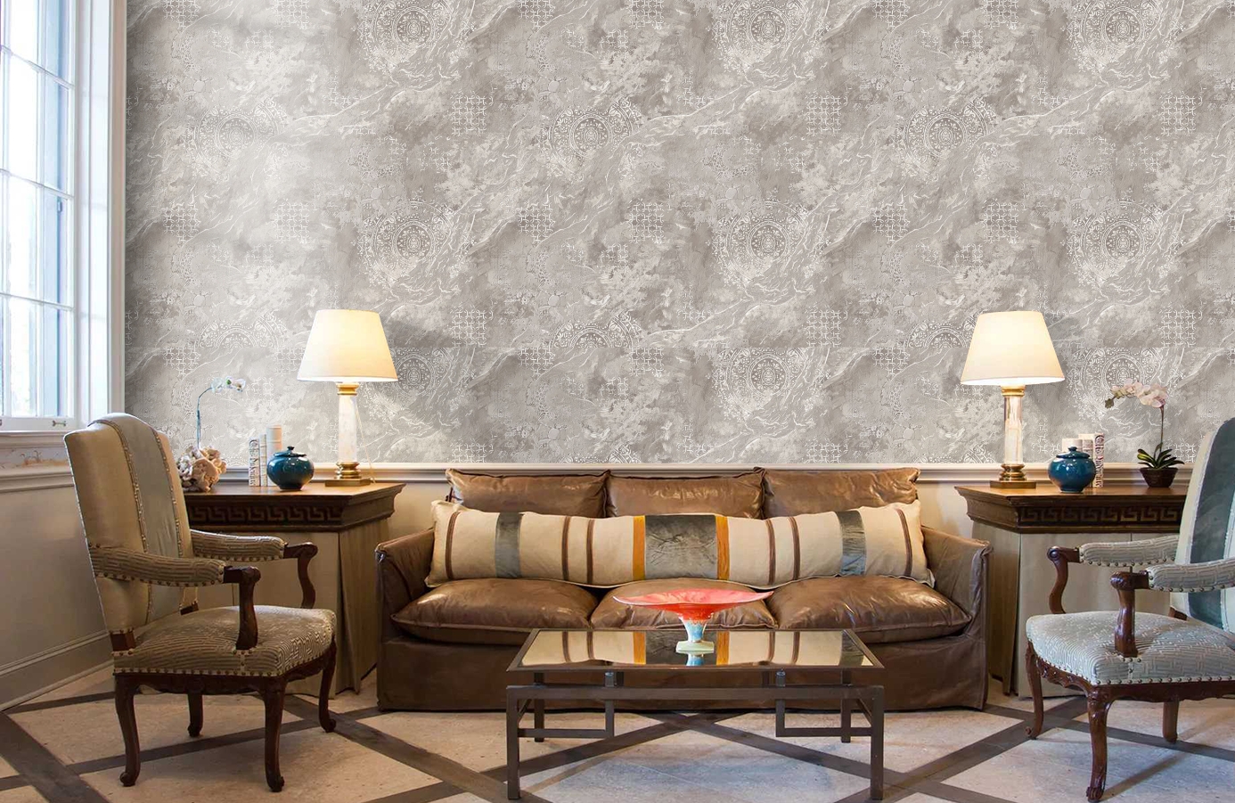 Обои 285618 фото в интерьере кабинета