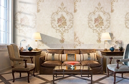 Обои 71007-5 фото в интерьере кабинета превью