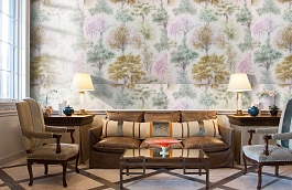 Обои 7711175 фото в интерьере кабинета превью