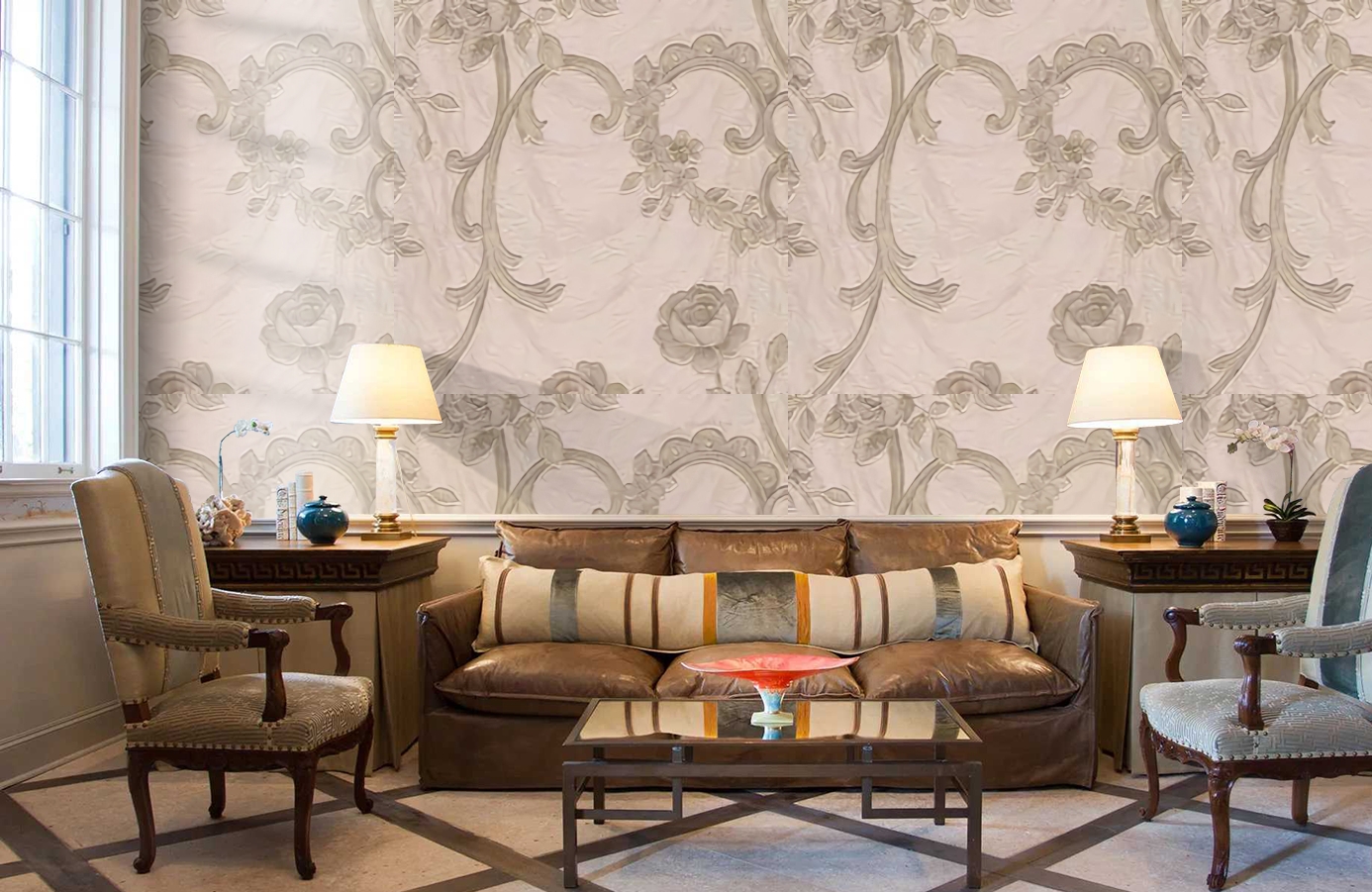 Обои 81205 фото в интерьере кабинета