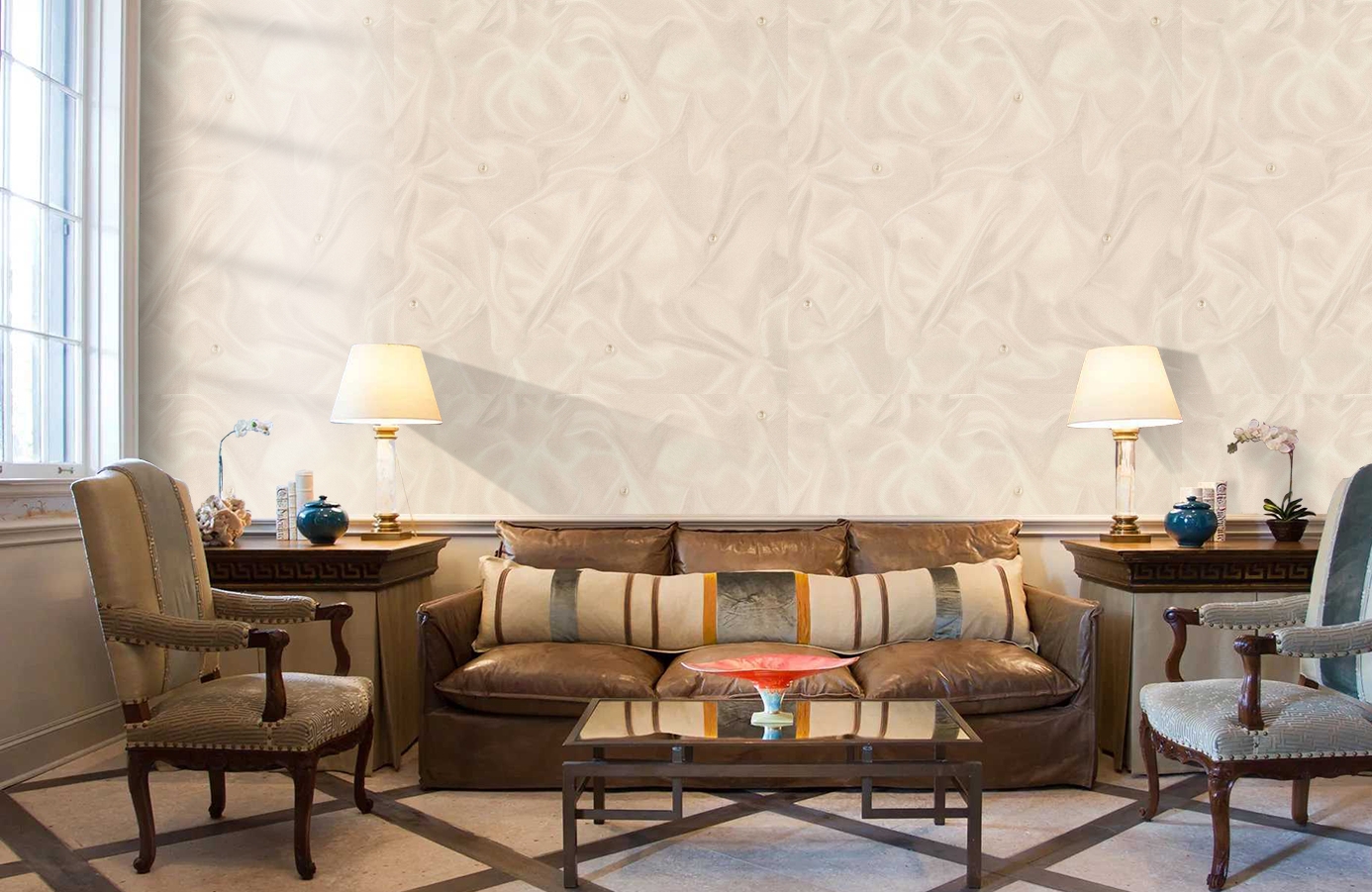 Обои 82014 фото в интерьере кабинета