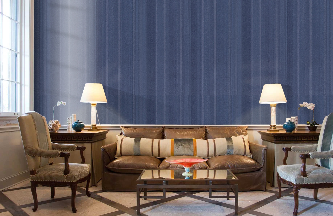 Обои 82031 фото в интерьере кабинета