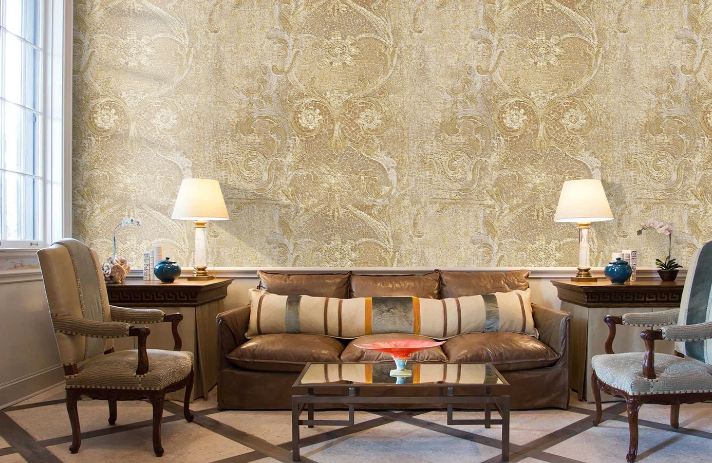 Обои 82034 фото в интерьере кабинета