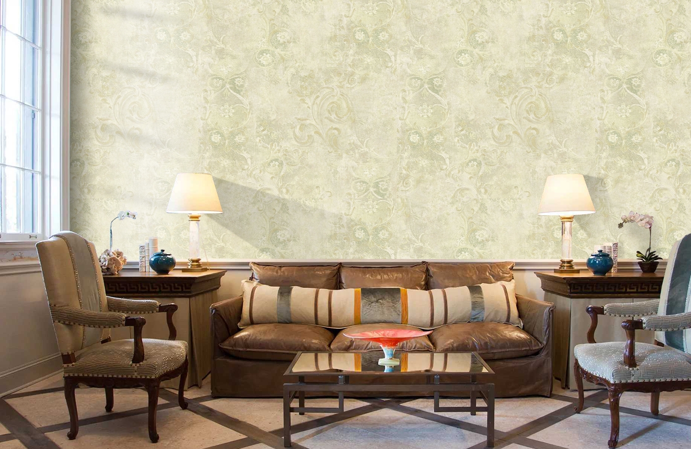 Обои 82041 фото в интерьере кабинета