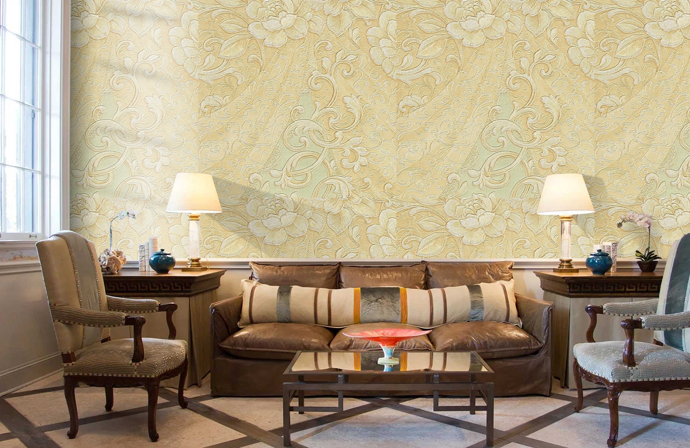 Обои 82067 фото в интерьере кабинета