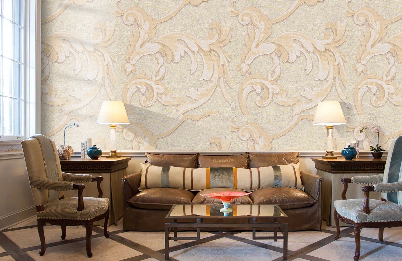 Обои 82089 фото в интерьере кабинета