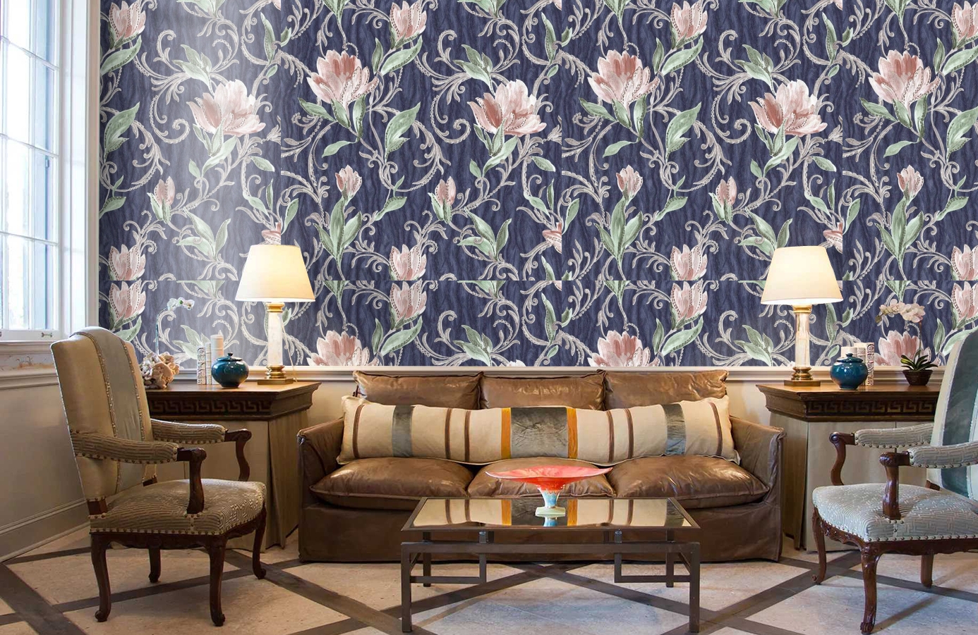 Обои 83069 фото в интерьере кабинета Обои 83069 фото в интерьере кабинета