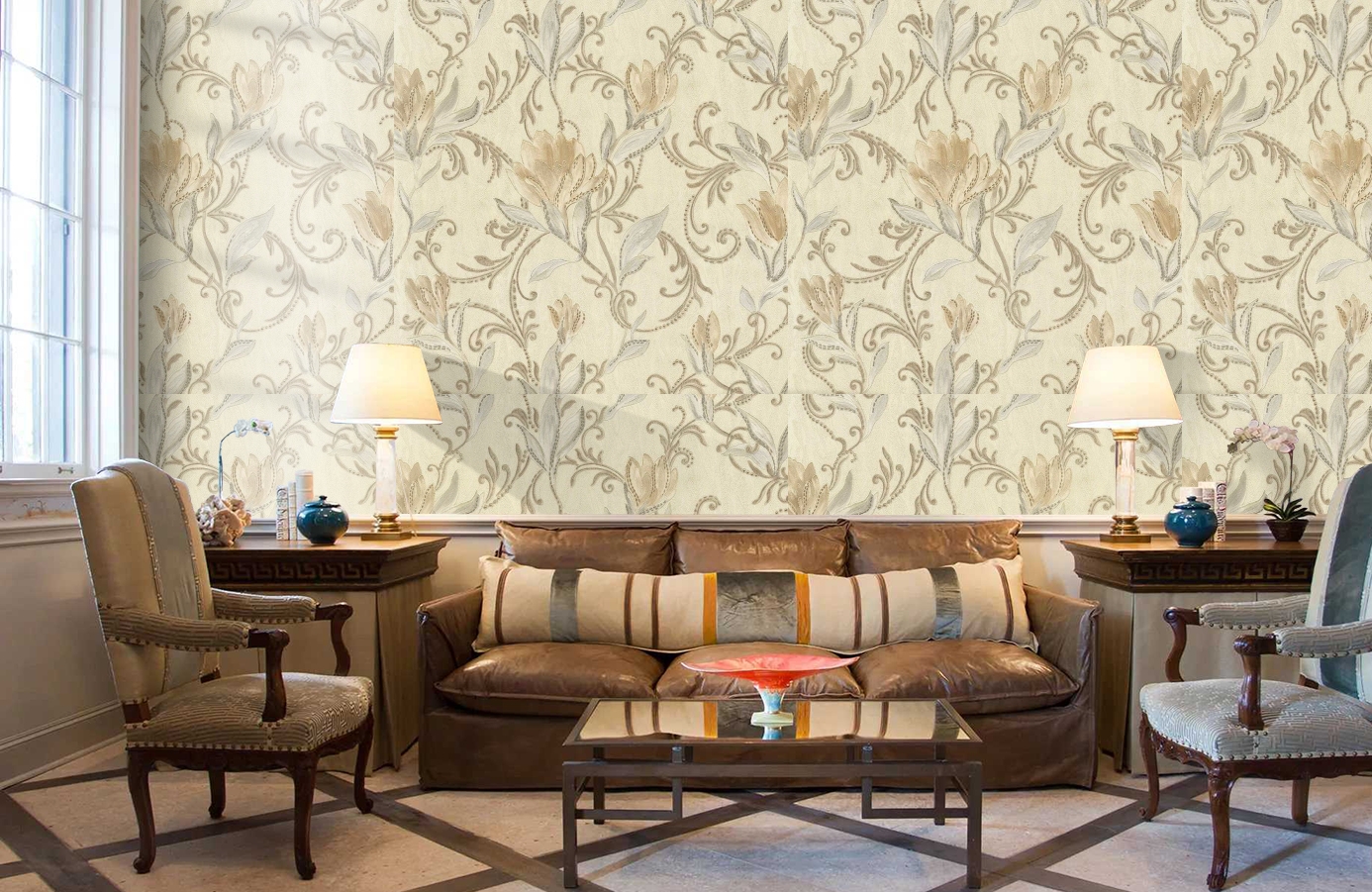 Обои 83074 фото в интерьере кабинета