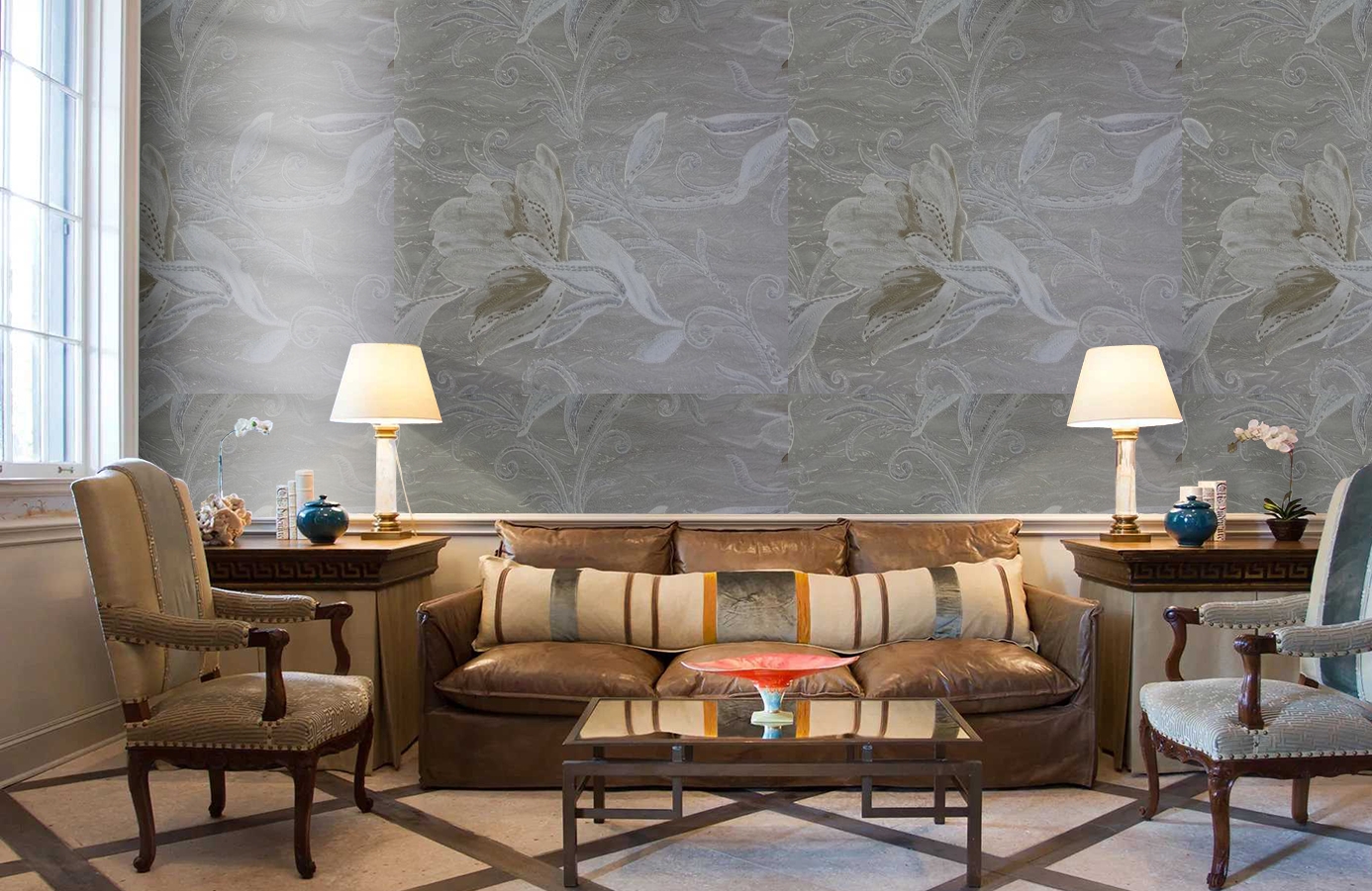 Обои 83077 фото в интерьере кабинета