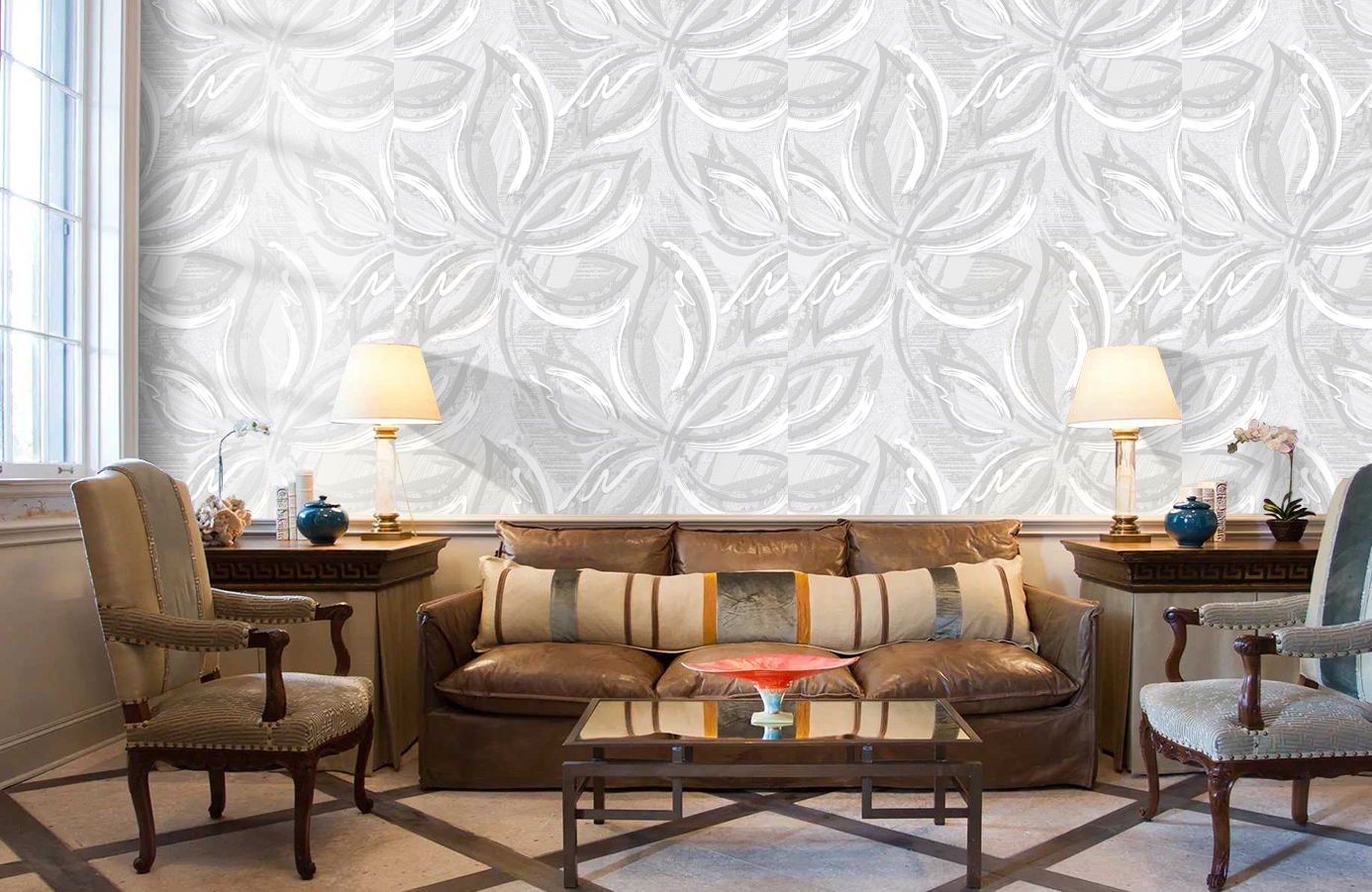 Обои 888861 фото в интерьере кабинета