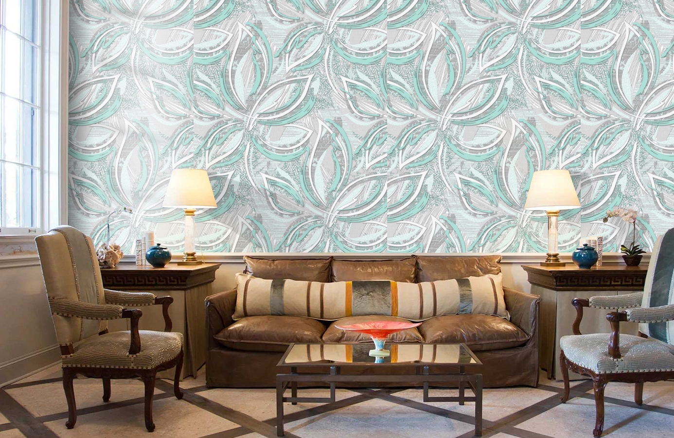 Обои 888863 фото в интерьере кабинета