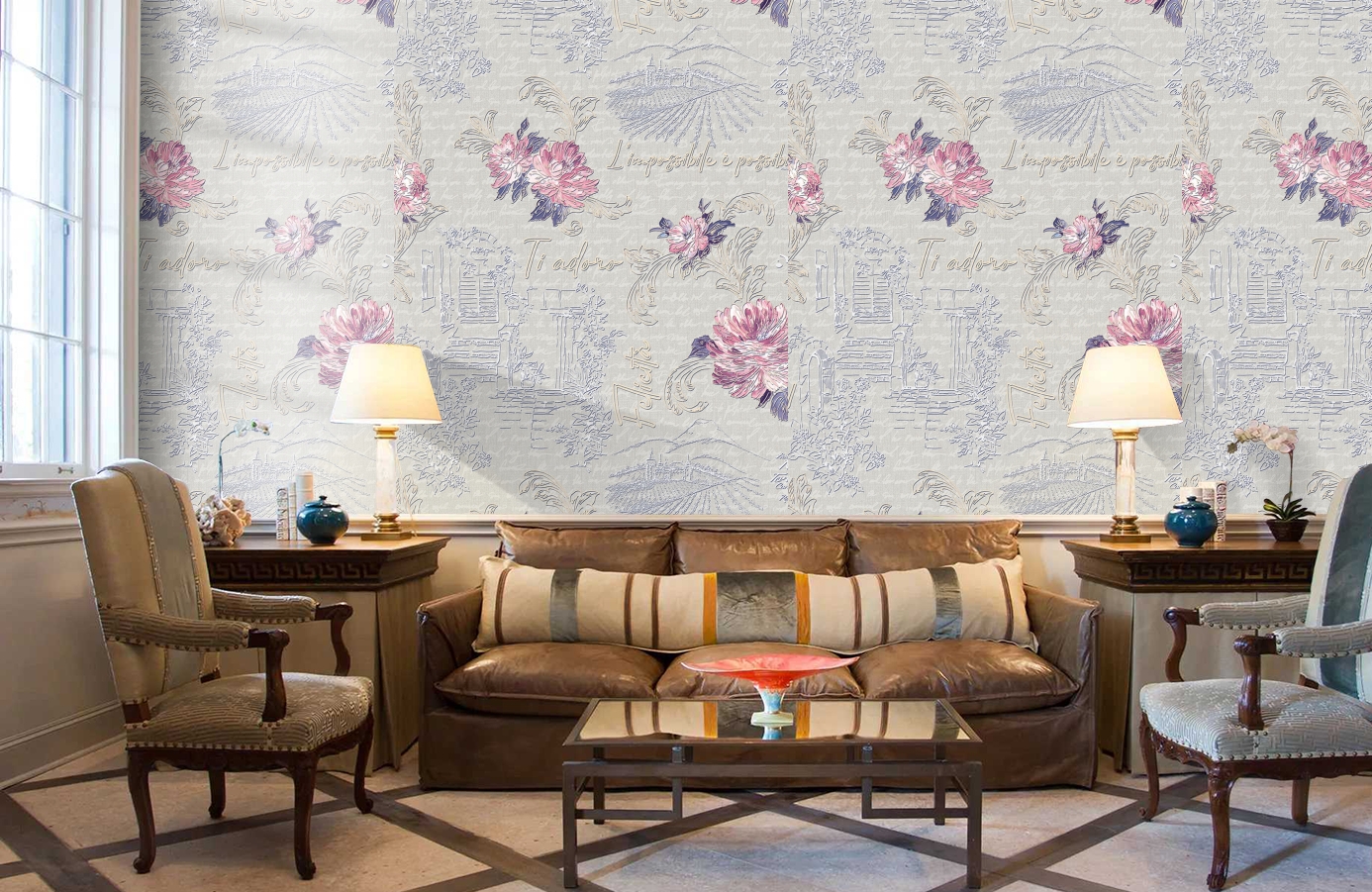 Обои 889215 фото в интерьере кабинета