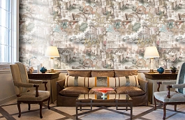 Обои 889433 фото в интерьере кабинета превью