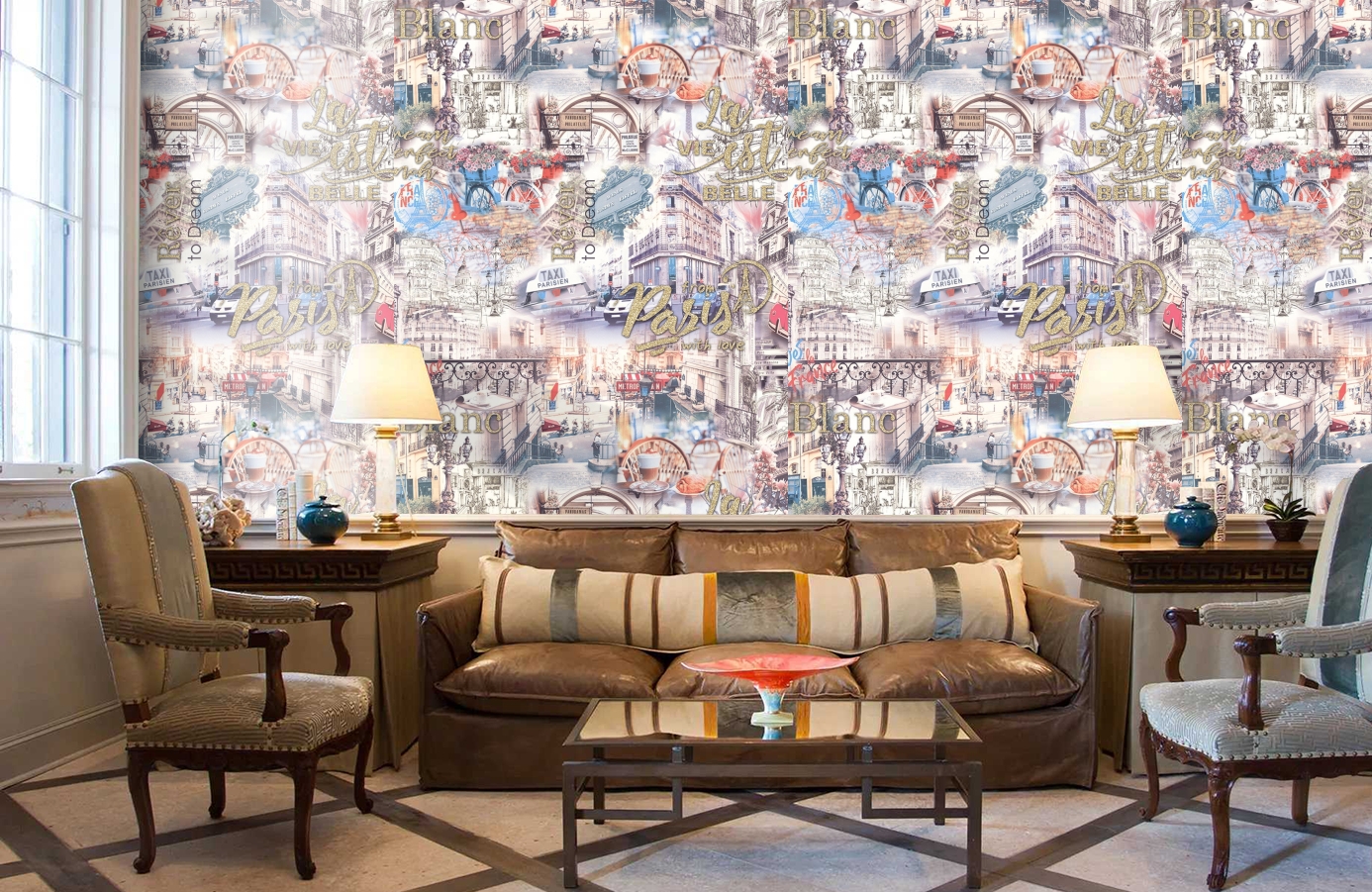 Обои 889435 фото в интерьере кабинета