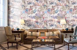 Обои 889435 фото в интерьере кабинета превью