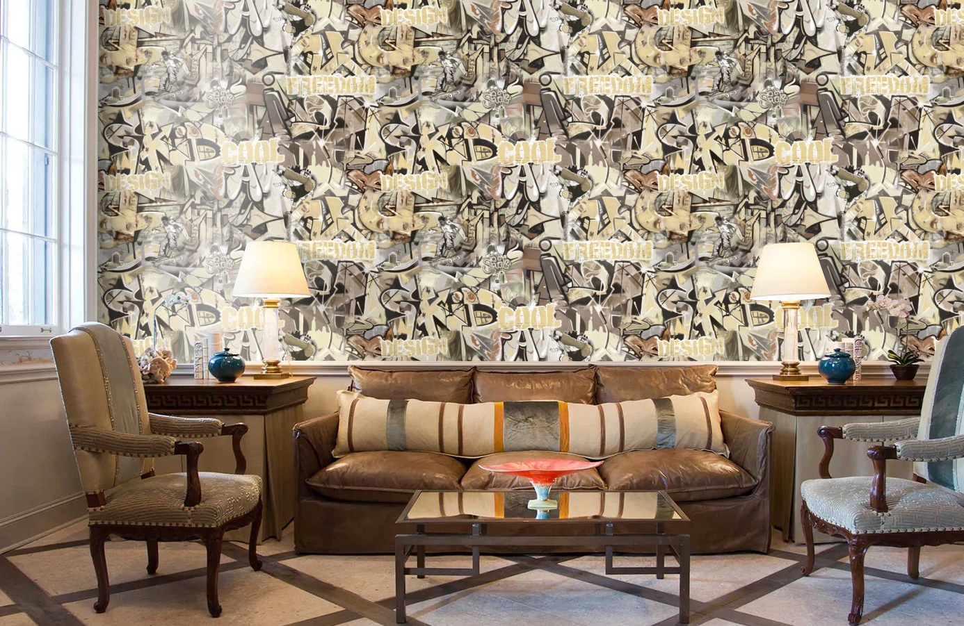 Обои 998172 фото в интерьере кабинета