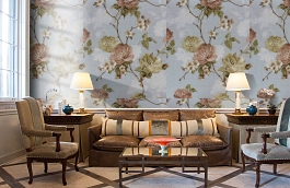 Обои M77101 фото в интерьере кабинета превью