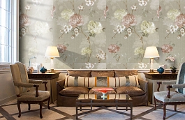 Обои M77102 фото в интерьере кабинета превью