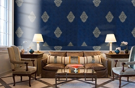 Обои M77501 фото в интерьере кабинета превью