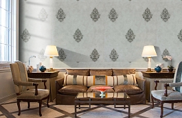 Обои M77505 фото в интерьере кабинета превью