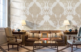 Обои N55601 фото в интерьере кабинета превью